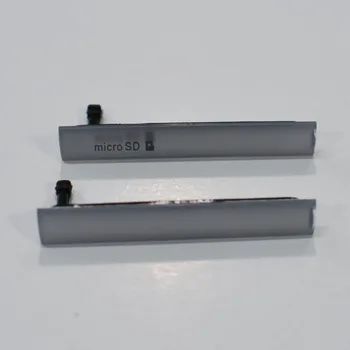 Naujas atsparus Vandeniui Sim SD Uosto laiko Tarpsnių Dulkių Kištuko + USB Įkrovimo lizdas Dangtis Sony Xperia Z3 mini Z3 Kompaktiškas M55W D5803 D5833