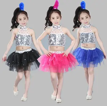 China Vaikų Veiklos Kostiumai Džiazo Šokio Cheerleaders Berniukų ir Hirls Hip-hop Streetwear