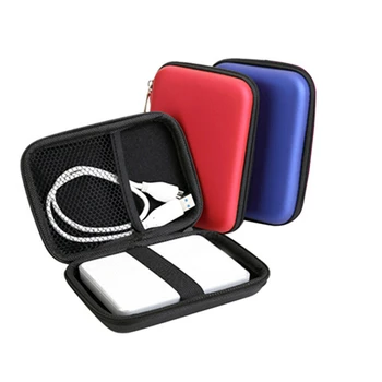 Nešiojamas dėklas Dėklas, Skirtas 2.5 Colių USB HDD Standųjį Diską Apsaugoti Maišą Ausinių Maišelis Monetos Rankinėje Ausinių, USB Kabelis Atveju