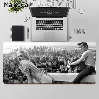 MaiYaCa Aukščiausios Kokybės Marilyn Monroe MousePads Kompiuteris Nešiojamas Anime Pelės Kilimėlis Nemokamas Pristatymas Didelis, Mouse Pad Klaviatūros Kilimėlis
