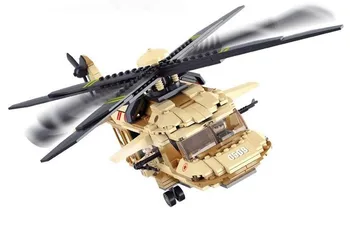 JAV Karinės Armija SWAT Oro Pajėgų Sraigtasparnis UH-60 Black Hawk Blokai Švietimo Montavimas Geriausi Žaislai Dovanos Vaikams