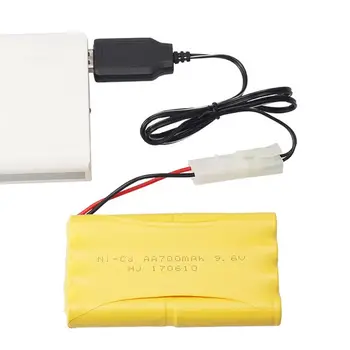 Įkrovimo Kabelis, Baterija, USB, Kroviklis, Ni-Cd, Ni-MH Baterijų Paketą KET-2P kištukinis Adapteris 9.6 V 250mA Išėjimo Žaislai Automobilį
