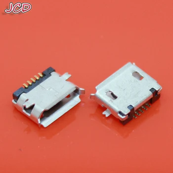 JCD Naujos Micro USB B Tipo Moterų 5Pin SMT Lizdas Jack Jungtys Uosto PCB Valdybos 5 Pin Micro-USB 