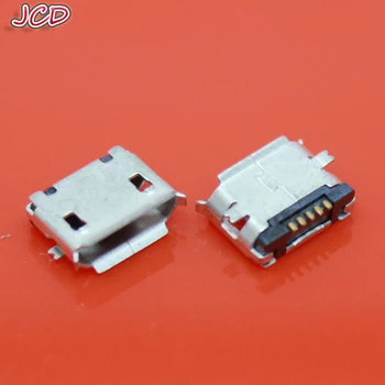 JCD Naujos Micro USB B Tipo Moterų 5Pin SMT Lizdas Jack Jungtys Uosto PCB Valdybos 5 Pin Micro-USB 