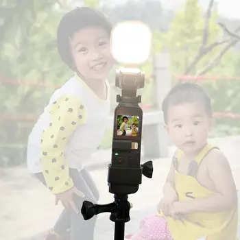 Nešiojamosios Rankinės Studija Užpildyti Šviesos diodų (LED) Video Foto Selfie Stick Rinkinys DJI Osmo Kišenėje
