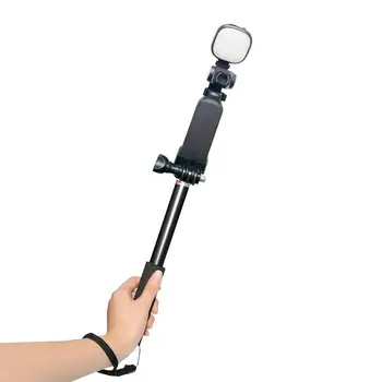Nešiojamosios Rankinės Studija Užpildyti Šviesos diodų (LED) Video Foto Selfie Stick Rinkinys DJI Osmo Kišenėje