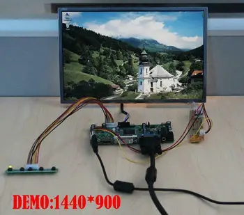Yqwsyxl Kontrolės Valdyba Stebėti Rinkinys N121I1-L01 N121I1 L01 HDMI + DVI + VGA LCD LED ekrano Valdiklio plokštės Tvarkyklės