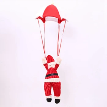 2 Vnt Santa Claus Atrium Pakabukas Kalėdų Pakabukas Su Parašiutu Santa Claus Sniego Pakabukas Kalėdų Dekoracijos