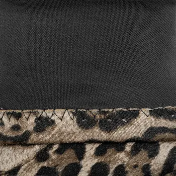 ENMAYLA 2019 Žiemos moterų batai suvarstomi Pažymėjo Tne Leopard Ruožas Batai Dirbtiniais Suede Slim Batai Ploni Kulniukai size34-43