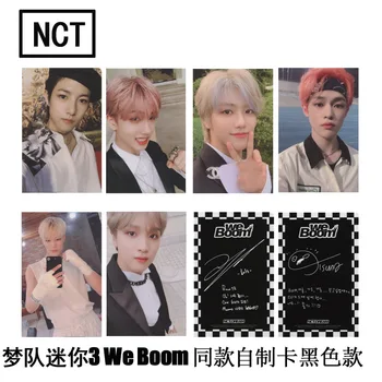 6pcs/set Kpop NCT svajonė kortelė su Nuotrauka komanda 3 specialios MES BUMAS, albumo savarankiškai atlikti mažos kortelės parašo nustatyti Photocard kpop prekes