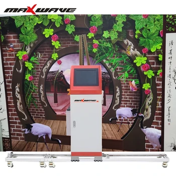 Vertikalių sienų tapybos mašina UV sienos spausdintuvą tiesiogiai prie sienos spausdinimas