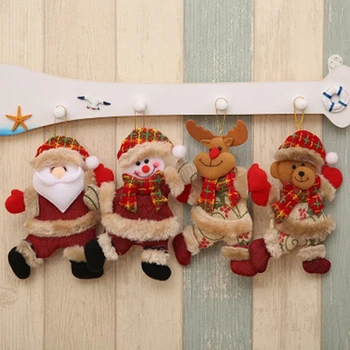 Kalėdų Papuošalai Dovana Kalėdų Senelis, Senis Besmegenis Medžio Žaislas, Lėlė Pakabinti Papuošalai Linksmų Kalėdų Dekoratyvinis Kalėdos