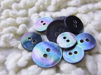 Giliai spalvinga kriauklių, 10mm mygtukai amatų scrapbooking siuvimo fashion accessories