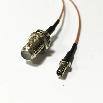 Naujas Wireless Modem Vielos F-Female Jack Pereiti TS9 Male Plug RG178 Kabelis 15 CM 6
