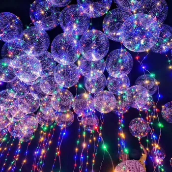 1PC LED Spalvotų Balionų Namų Puošybai Kalėdų Helovinas Šalis, Vestuvių Namas Apdailos Metų Dekoro Šalies Prekių