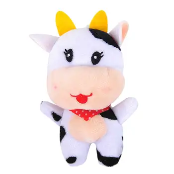 2021 Jautis Metų Talismanas Korėjos Stiliaus Mielas Galvijų Įdaryti Žaislas Karvė Pliušinis Lėlės Pakabukas