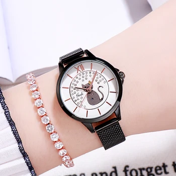 Ponios žiūrėti moterų prekės kvarciniai laikrodžiai prabangus nerūdijančio plieno laikrodžiai diamond Katė modelio moteris vyrai riešo žiūrėti, dovanos 2021