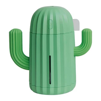 Kaktusas Formos, Didelės Talpos Nešiojamas Darbalaukio Oro Drėkintuvas USB Rūkas Maker Aromatas