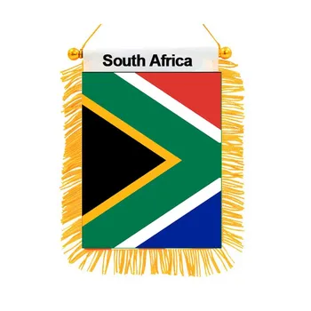 Pietų Afrikos Dvipusis Black-out Mini Šaligatvio Aukštos Kokybės Spausdinta Nacionalines Vėliavas Namų Dekoro
