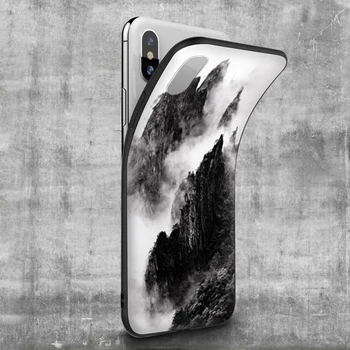 Lavaza Kalno viršūnėje, Miško, Sniego Atveju iPhone, 12 mini Pro 11 XS Max XR X 8 7 6 6S Plius 5 5s se