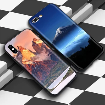 Lavaza Kalno viršūnėje, Miško, Sniego Atveju iPhone, 12 mini Pro 11 XS Max XR X 8 7 6 6S Plius 5 5s se