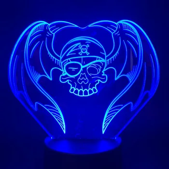 Led Nakties Šviesos Lampara 3D Lempos Vaizdo Šviesos Efektas Naktį Šviesos diodų (Led Ryškus Pagrindo Spalva Keičiasi Naktį Šviesos diodų (Led) Vaikų Dovanų