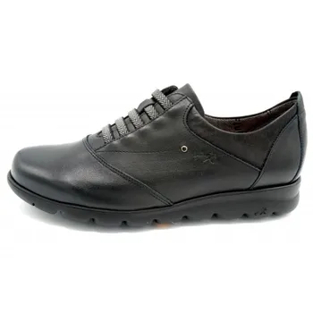 Fluchos Susan F0354 juoda-lace-up odos batų