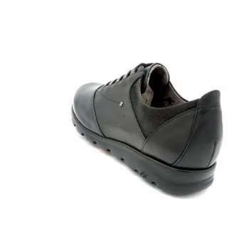 Fluchos Susan F0354 juoda-lace-up odos batų