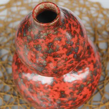 Kinijos seno porceliano Raudona Glazūra, Porceliano vaza 