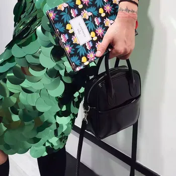 2019 Paprastų Moterų Rankinės Mažas Kvadratas Krepšys Oda Pečių Maišą Mini Fashion Krepšys.