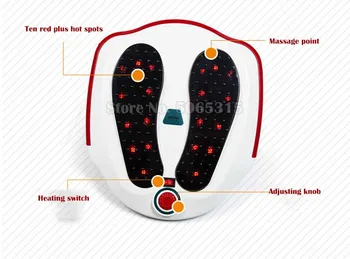 Mažas foot massager vibracijos karšto suspausti pėdų terapijos aparatas masažas pėdų mašina šilumos pėdų taškų 220V