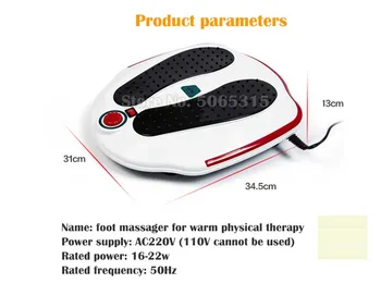 Mažas foot massager vibracijos karšto suspausti pėdų terapijos aparatas masažas pėdų mašina šilumos pėdų taškų 220V