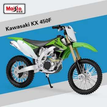 Maisto 1/12 Kawasaki KX 450F Diecast Metal Modelio Sporto Varžybos Motociklo Modelio transporto Nuoma Kolekcionuojamų