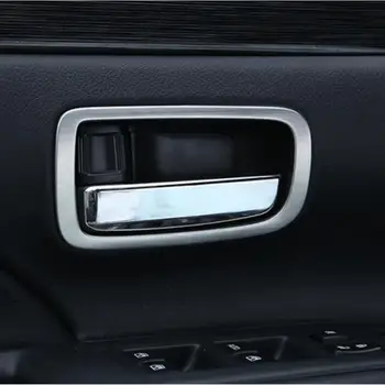 Automobilių stiliaus nerūdijančio plieno vidaus durų rankena modifikuotų apdaila apdailos lipdukas atveju 