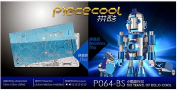 Piececool KELIONĖS HELLO COOL blue & silver spalva P064-B 