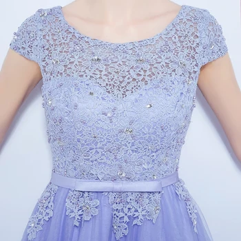 2016 naują atvykimo akcijų motinystės plius dydis vestuvių suknelė vakarinę suknelę trumpomis rankovėmis linijos sexy ilga princesė Violetinių Nėrinių 2370