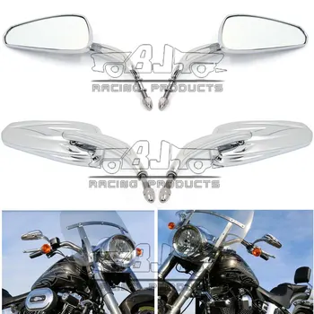 Aliuminio Galinio Vaizdo Šoniniai Veidrodžiai Motociklo Harley Motociklo Galinio Vaizdo Veidrodis 