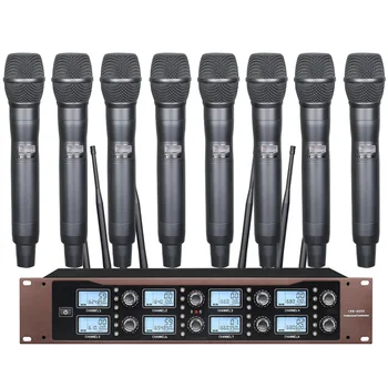 Profesionalių UHF bevielis mikrofonas handheld microphone šeimos KTV karaoke partijos veiklą bažnyčia mokyklos etape mikrofonas