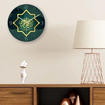 Laimingas Eid Mubarakas Modelis Sieninis Laikrodis Stereo Akrilo Laikrodis Miegamojo Kambarį, Namų Dekoro
