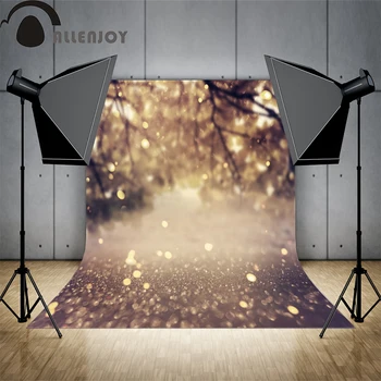 Allenjoy fotografijos kamera Rudenį aukso blizga pastelinės backdrops profesinę patirtį fotosesijas maišą vinilo medžiaga