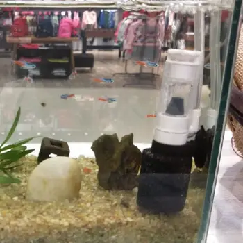 Akvariumo Oro Siurblį Mini Biocheminiai Filtro Kempine Deguonies Siurblys Skimmer Žuvų Bakas Produktus