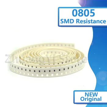 100vnt SMD 0805 1/8W chip rezistorius rezistorius 4.3 R 4.7 R 5.1 R 5.6 R 6.2 R 6.8 R 7.5 R 8.2 R 9.1 R 10R 11R 12R 13R 15R 16R 18R
