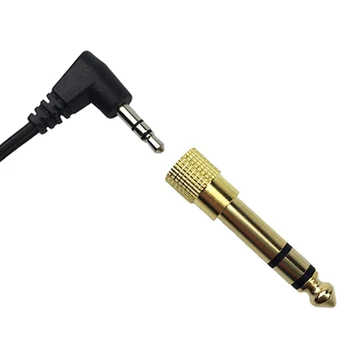 1PCS Jack 1/8 3.5 mm Female iki 6,5 mm 1/4 kištukinė Jungtis Ausinių Stiprintuvas Audio Adapteris, Mikrofonas 