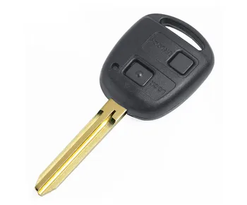 KEYEC 2 vnt/daug Remote Key 2 Mygtukai 433MHz 4D67 / 4D68 Chip Toyota Prado Avensis Tarago 120 RAV4 Kluger 2003-2009 P/N:50171