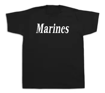 Mens Tee marškinėliai T-shirt spausdinti Marines JAV Armijos Pėstininkų Specialiojo Šerdys Snaiperis