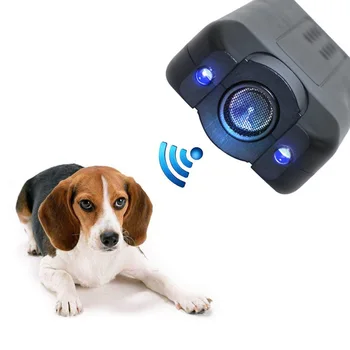 Nešiojamų Šuniukas Loja Kamštis Laikomo Šuns Atstumiantis LED Šviesos Ultragarso Šuo Atgrasymo šunelis treniruoklis Prekes