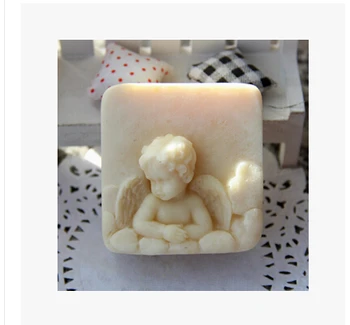 Gana kūdikio angelas /guli kūdikis modeliavimo silicio 3D muilo pelėsių Pyragas apdaila rankinis muilo forma