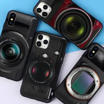 Retro Kamera, mada, retro Telefono dėklas skirtas iPhone 11 12 pro XS MAX 8 7 6 6S Plus X 5S SE 2020 XR