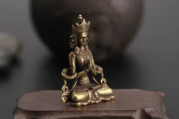 Avalukitesvara estatua de Buda colgante de bronce llavero colgante de adorno de coche artesanía