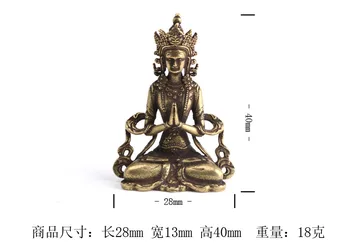 Avalukitesvara estatua de Buda colgante de bronce llavero colgante de adorno de coche artesanía